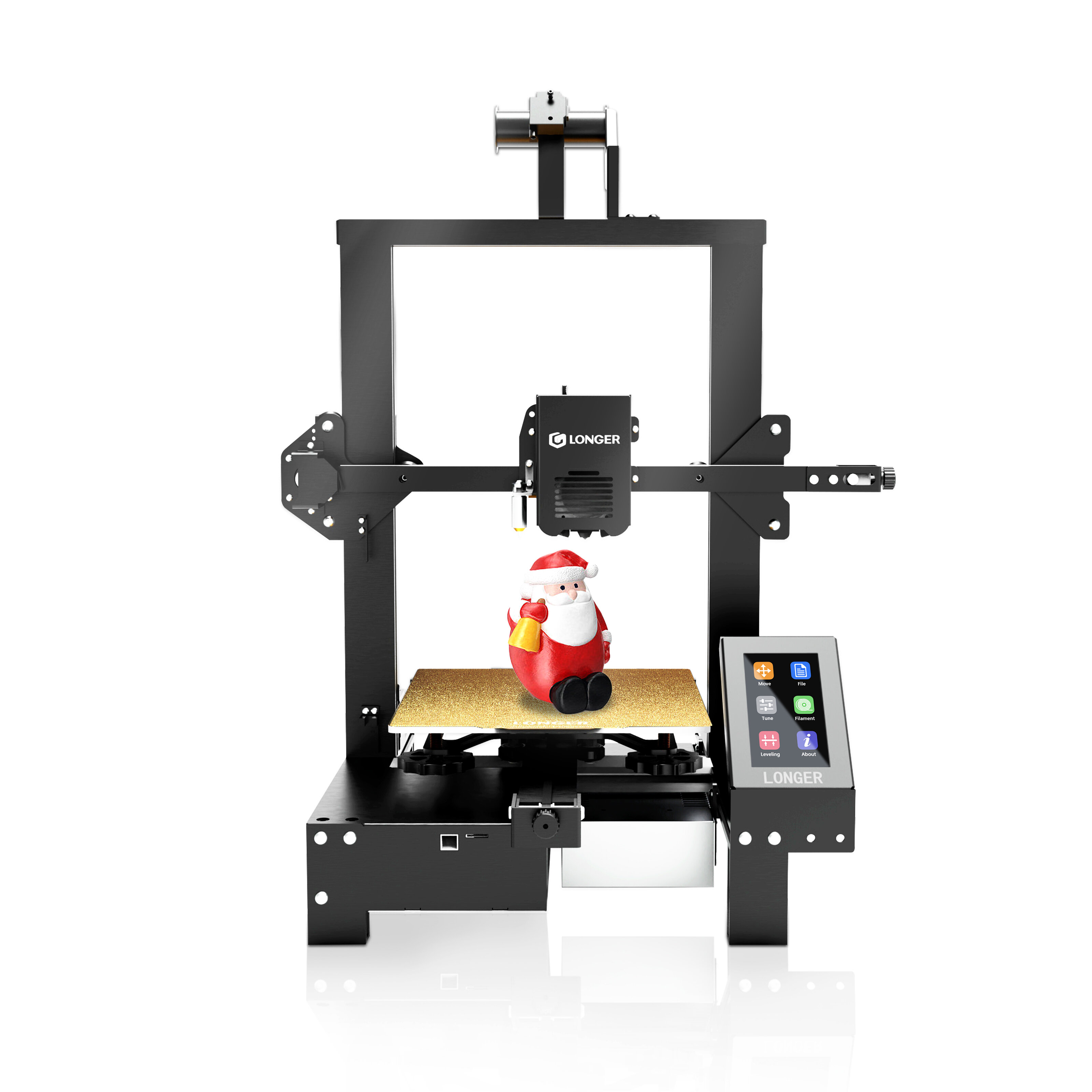 [EU/US Direct] LONGER LK4 X 3D Printer, Auto Leveling, 0.1mm Accuracy, 180mm/s Speed, 95% Pre-Assembled, Resume Printing, 32-Bit